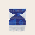 mid century blue Wall Hanging Gallery Image 1