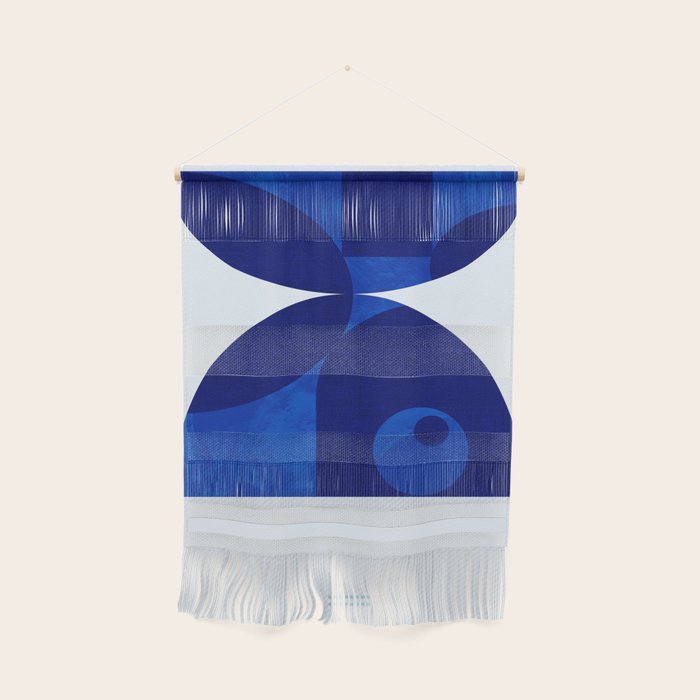 mid century blue Wall Hanging Gallery Image 1