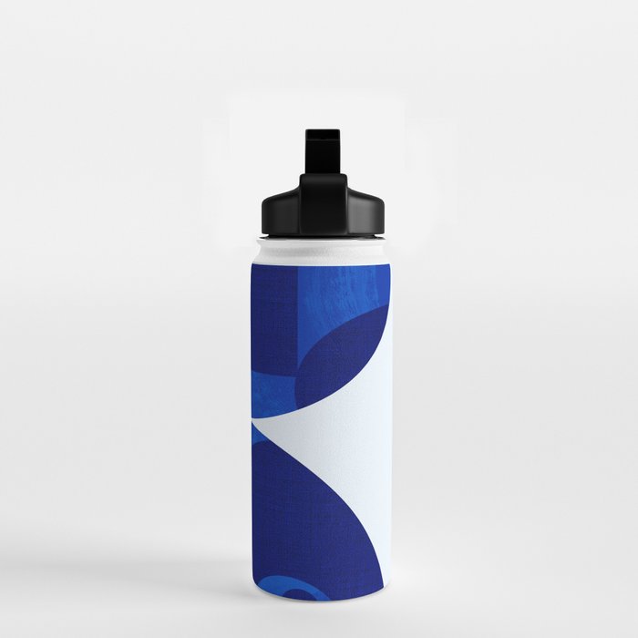 mid century blue Water Bottle Gallery Image 2