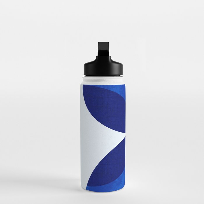 mid century blue Water Bottle Gallery Image 3