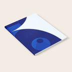 mid century blue Notebook Gallery Image 2