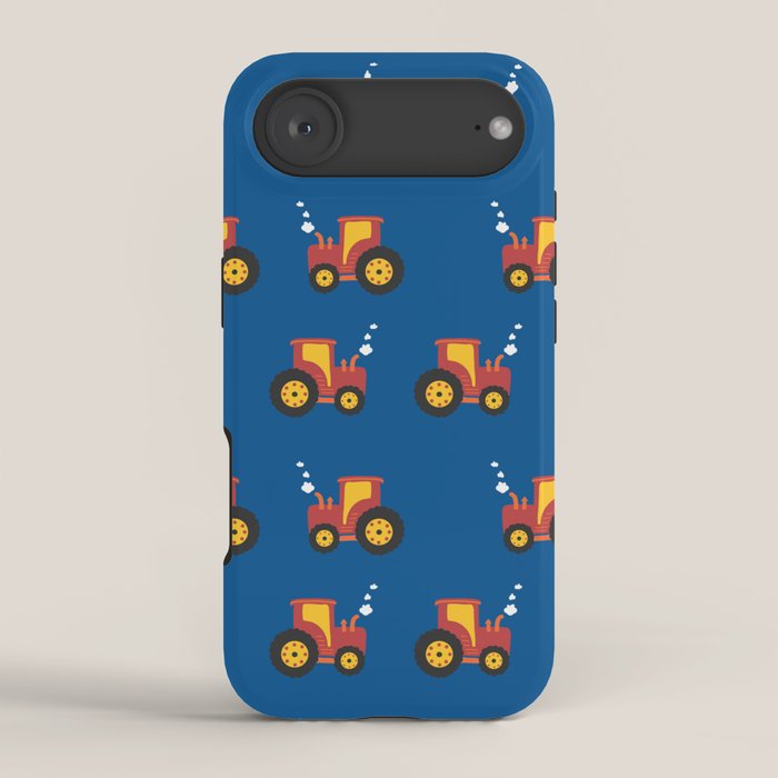 Tractors on Blue iPhone Case Gallery Image 2