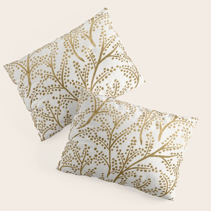 Gold Branches Pillow Sham Gallery Image 3