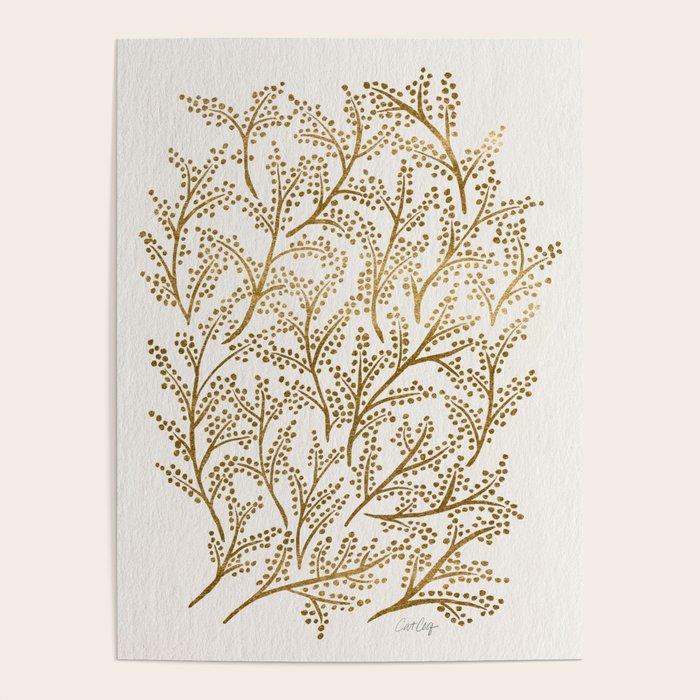 Gold Branches Poster Gallery Image 1