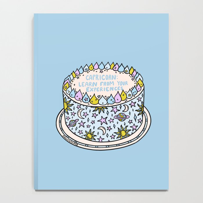 Capricorn Cake Notebook Gallery Image 4