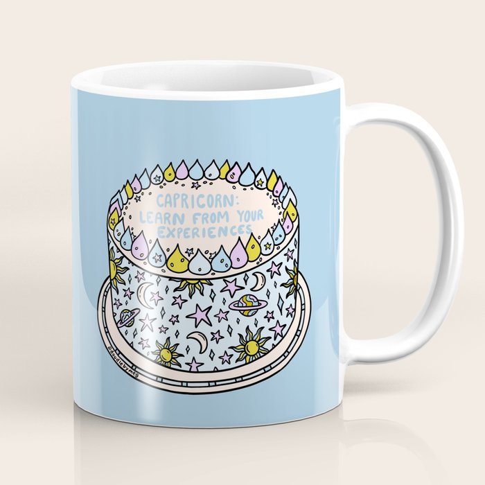 Capricorn Cake Coffee Mug Gallery Image 1