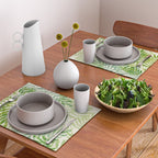 Tropical Forest Fern Fronds - botanical greenery design Placemat Gallery Image 2