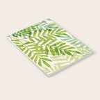 Tropical Forest Fern Fronds - botanical greenery design Notebook Gallery Image 3