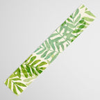 Tropical Forest Fern Fronds - botanical greenery design Table Runner Gallery Image 3