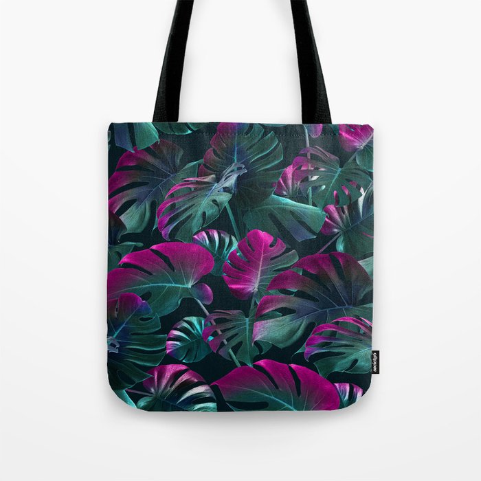 Tropical Monstera Leaf Garden Tote Bag Gallery Image 1
