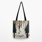 the fox and unicorn Tote Bag Gallery Image 2