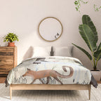 the fox and unicorn Comforter Gallery Image 3