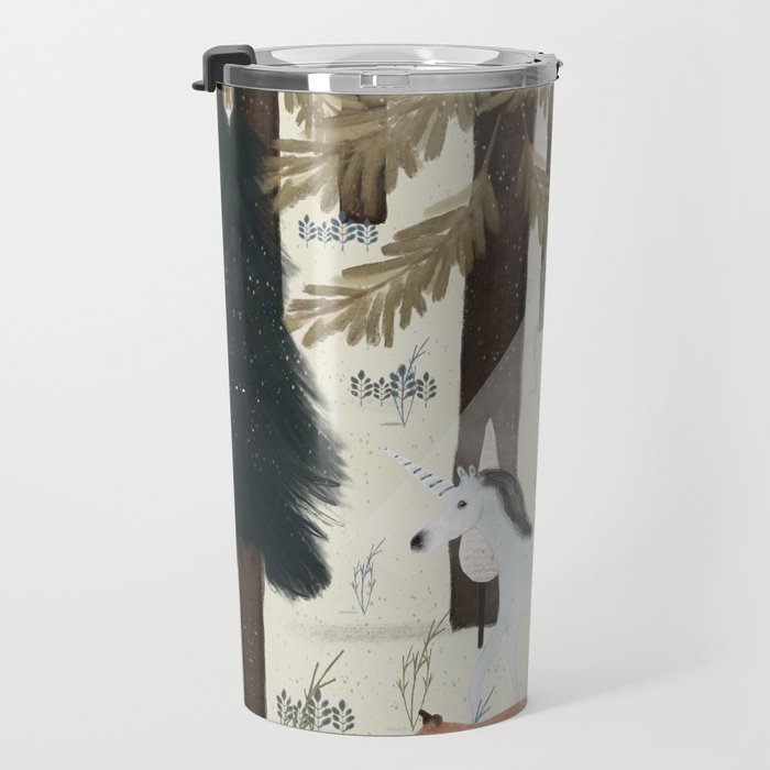 the fox and unicorn Travel Mug Gallery Image 3