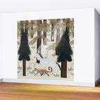 the fox and unicorn Wall Mural Gallery Image 2