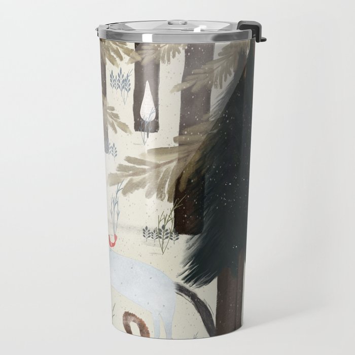 the fox and unicorn Travel Mug Gallery Image 2