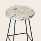 Sea Animals Pattern Stool Gallery Image 2