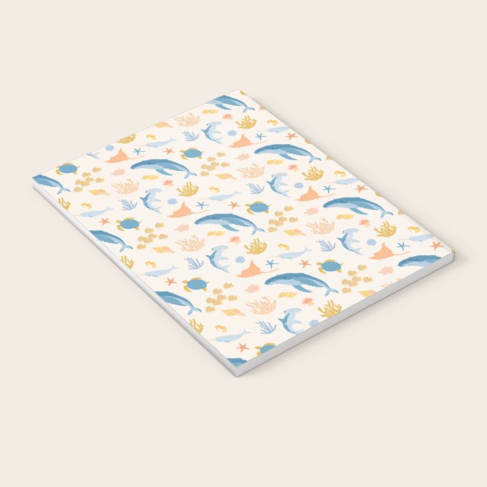 Sea Animals Pattern Notebook Gallery Image 3