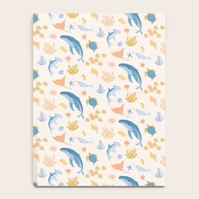 Sea Animals Pattern Notebook Gallery Image 4