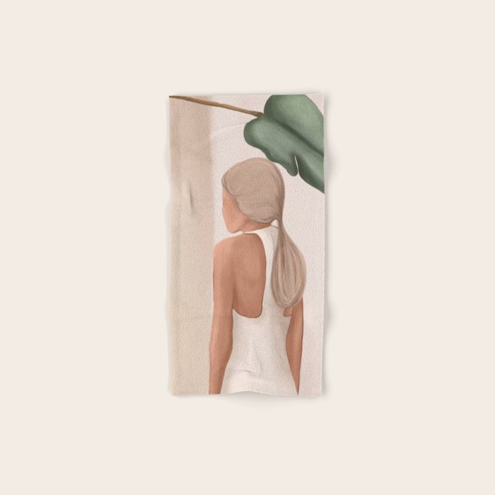 Abstract Woman in a Dress Towels Gallery Image 1