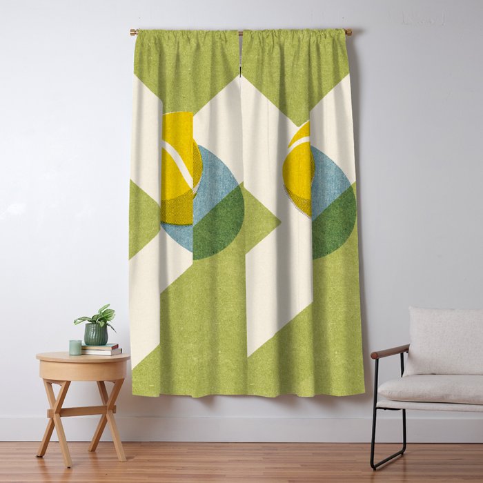 BALLS / Tennis (Grass Court) Window Curtain Gallery Image 5