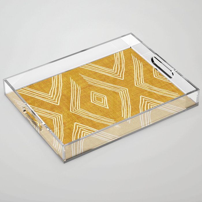 Birch in Gold Acrylic Tray Gallery Image 1