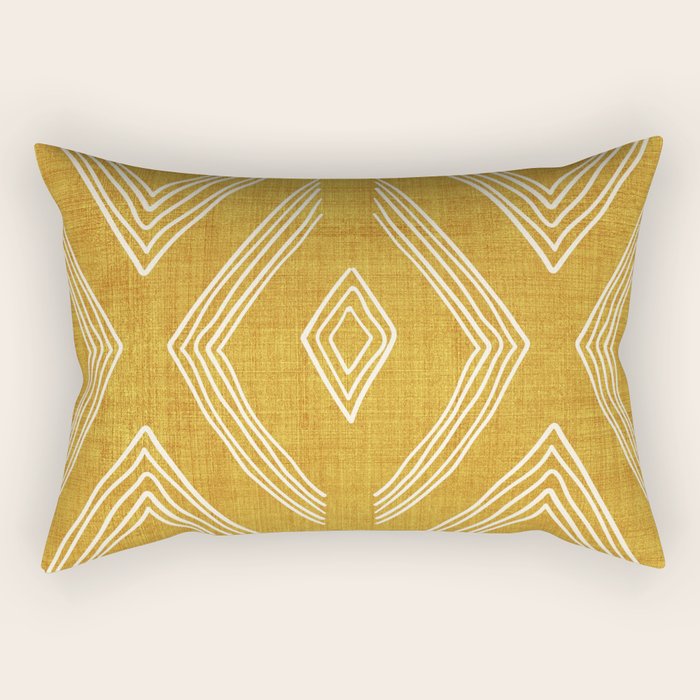Birch in Gold Rectangular Pillow Gallery Image 1