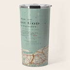 Vintage Map of Cape Cod (1917) Travel Mug Gallery Image 1