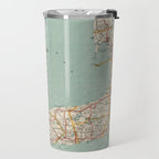 Vintage Map of Cape Cod (1917) Travel Mug Gallery Image 2