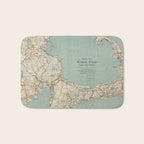 Vintage Map of Cape Cod (1917) Bath Mat Gallery Image 1