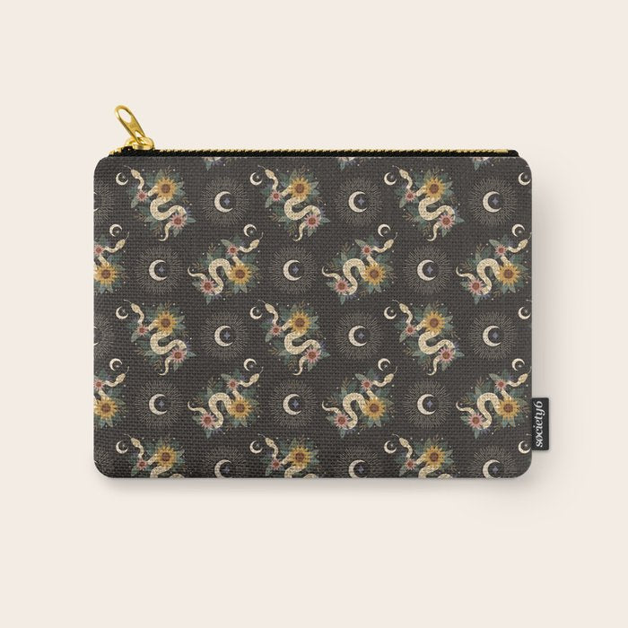 Year of the Snake - 2025 Calendar - Black Carry All Pouch Gallery Image 1