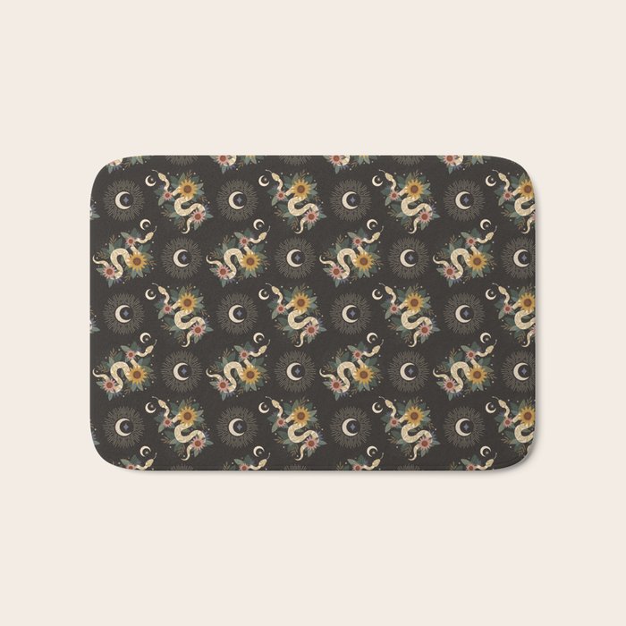 Year of the Snake - 2025 Calendar - Black Bath Mat Gallery Image 1