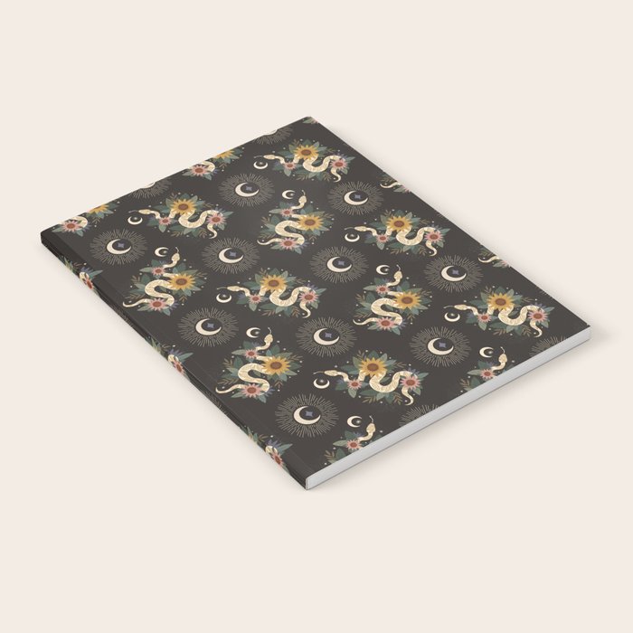 Year of the Snake - 2025 Calendar - Black Notebook Gallery Image 1