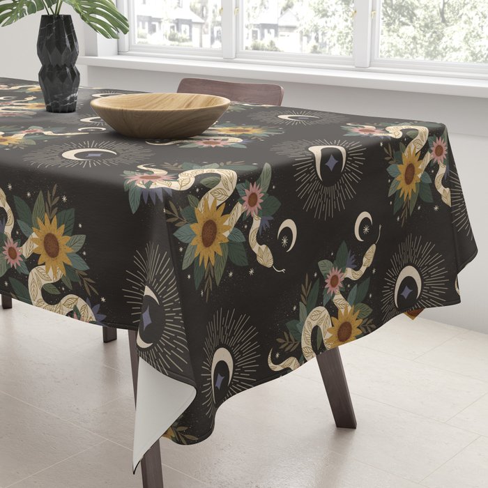 Year of the Snake - 2025 Calendar - Black Tablecloth Gallery Image 3