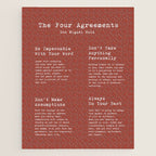 The Four Agreements Brown Jigsaw Puzzle Gallery Image 1