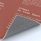 The Four Agreements Brown Rug Gallery Image 4