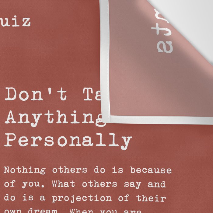 The Four Agreements Brown Wall Tapestry Gallery Image 3