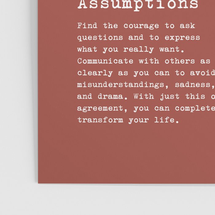 The Four Agreements Brown Poster Gallery Image 3
