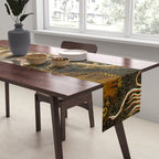 Pompeii Mosaic Ocean Creatures  Table Runner Gallery Image 2