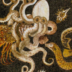 Pompeii Mosaic Ocean Creatures  Coffee Mug Gallery Image 2
