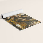 Pompeii Mosaic Ocean Creatures  Yoga Mat Gallery Image 2