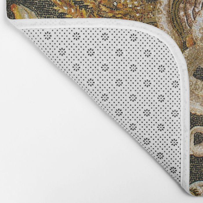 Pompeii Mosaic Ocean Creatures  Bath Mat Gallery Image 2