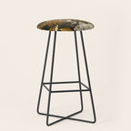 Pompeii Mosaic Ocean Creatures  Stool Gallery Image 1
