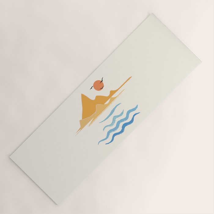 Minimalistic Summer III Yoga Mat Gallery Image 1