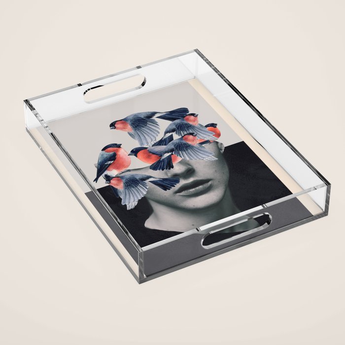Birds Acrylic Tray Gallery Image 1