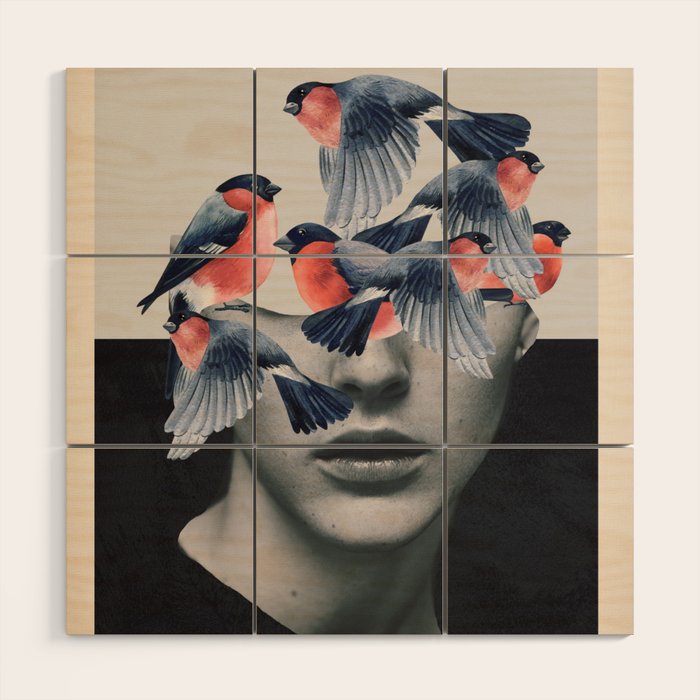 Birds Wood Wall Art Gallery Image 1