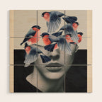 Birds Wood Wall Art Gallery Image 1