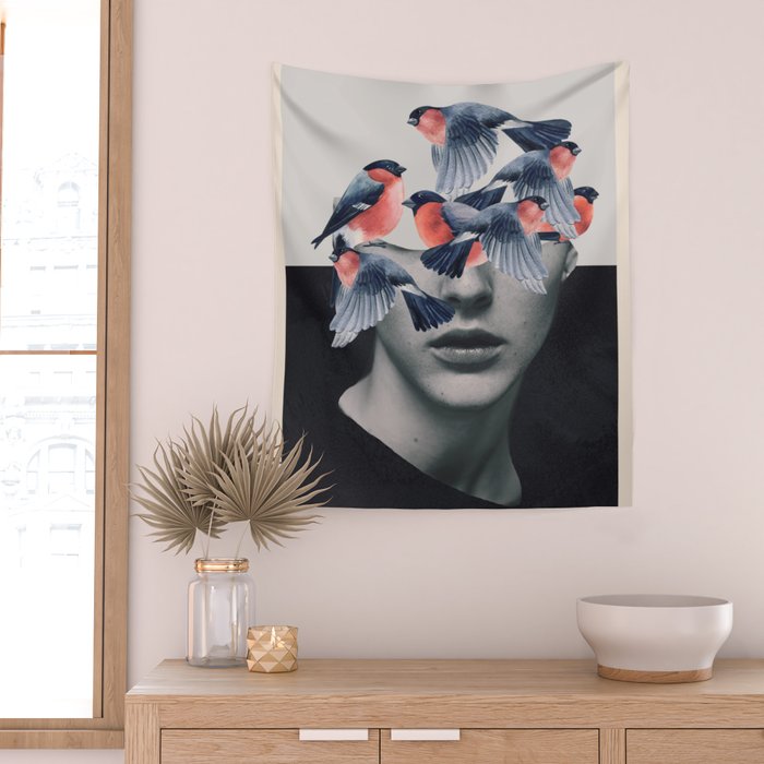 Birds Wall Tapestry Gallery Image 2