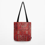 Sultanabad Arak West Persian Rug Print Tote Bag Gallery Image 2