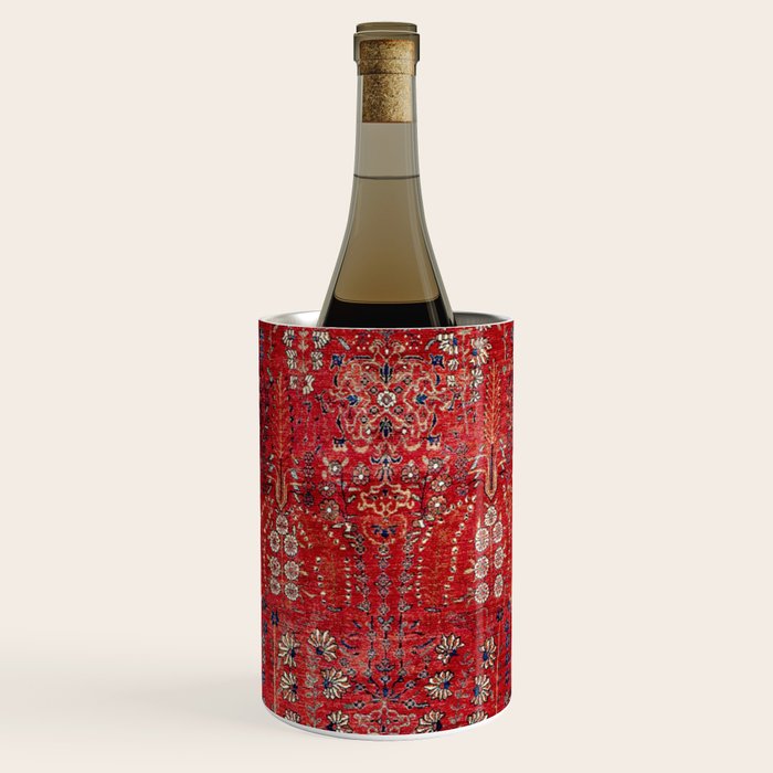 Sultanabad Arak West Persian Rug Print Wine Chiller Gallery Image 1