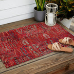 Sultanabad Arak West Persian Rug Print Outdoor Rug Gallery Image 2